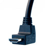 7ft 90° High Speed HDMI Cable with Ethernet and Ferrite Cores - Black