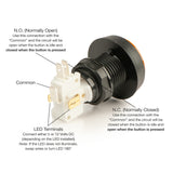 Small Green Plastic Mechanical Push Button
