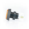 Medium Orange Plastic Mechanical Push Button