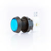 Small Blue Plastic Mechanical Push Button