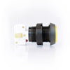 Small Yellow Plastic Mechanical Push Button