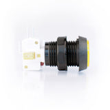 Small Yellow Plastic Mechanical Push Button